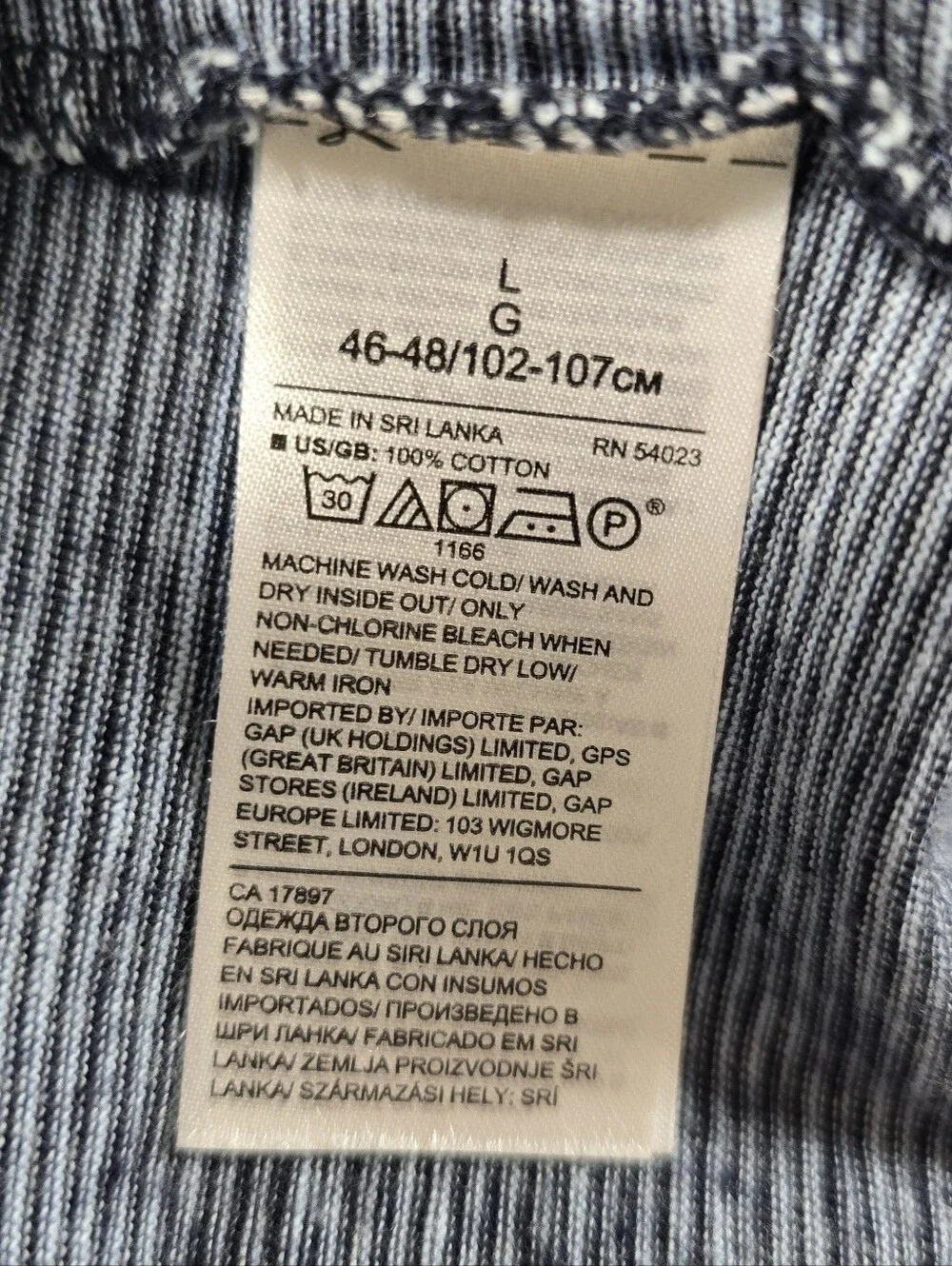 Banana Republic Luxury Touch Standard Fit Short Sleeve Polo Shirt Striped Large